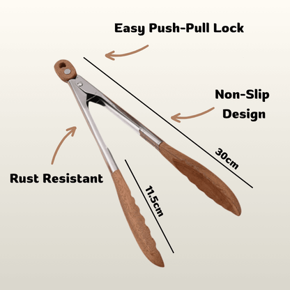 AcaciaWood Tongs
