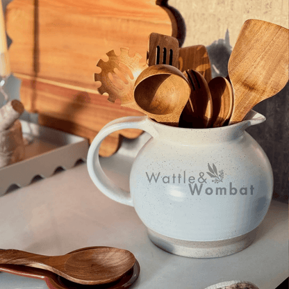 The TeakWood 9™ | Premium Non-Toxic Utensil Set
